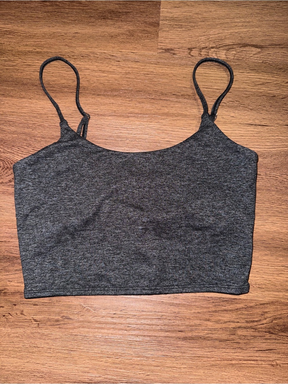 Spiritual Gangster Grey Women's Cropped Cami Tank Top